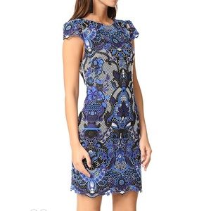 Alice and Olivia blue lace dress NWT